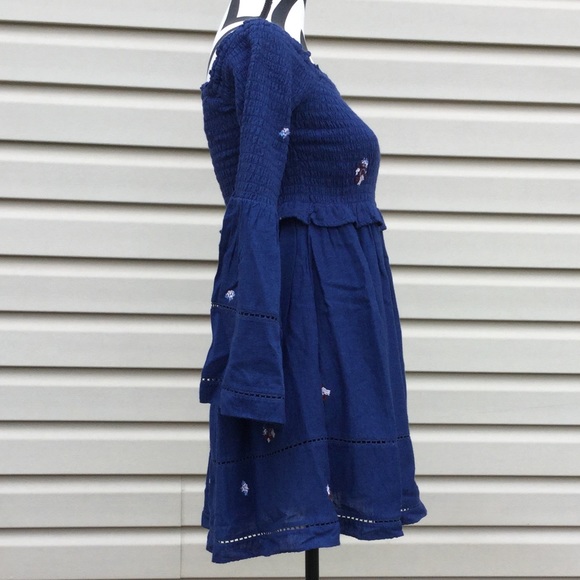 NWT Free People Counting Daisies Embroidered Dress - Picture 7 of 8